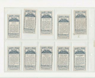 Full set of 50 Roses Second Series cards from Wills 1914. 2