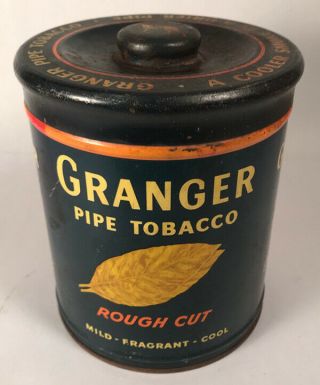 Granger Pipe Tobacco Tin,  Pointer Dog