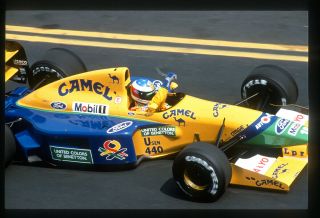 Michael Schumacher.  Gp Mexico.  1992.  Vintage F1 Slide/diapo S490