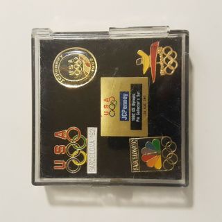1992 Olympic Pin Set Jc Penny Barcelona Vintage