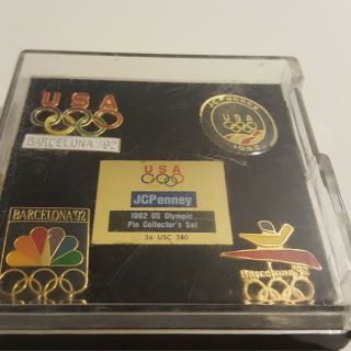 1992 Olympic Pin Set JC Penny Barcelona Vintage 3
