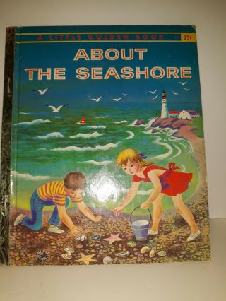 A Little Golden Book About The Seashore Vintage 1957 First Edition
