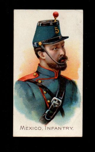 Breisch - Williams Co " Army " Card,  Acc - E1,  Mexico Infantry