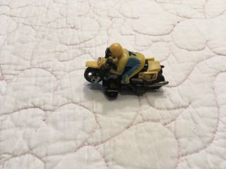Vintage Tyco Motorcycle Dirt Bike Yellow Ho Slot Car