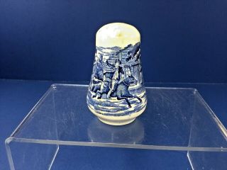 Vintage,  Staffordshire,  Liberty Blue,  Pepper Shaker Only,  Made In England