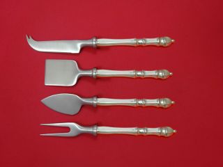 Carpenter Hall By Towle Sterling Silver Cheese Serving Set 4 Piece Hhws Custom