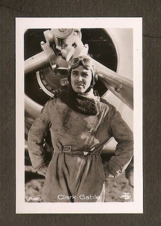 Clark Gable Card Vintage.  1930s Real Photo Not Postcard Collestion Ross