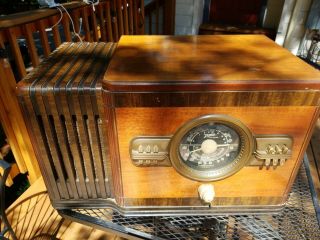 Zenith Antique Tube Radio 5808 Large Table Top Vintage