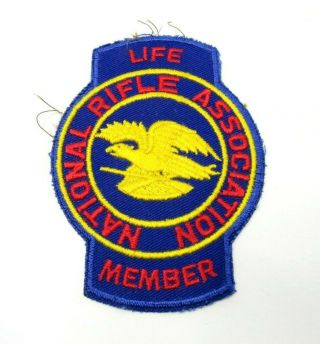 Vintage Patch Nra National Rifle Association Life Member