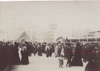 Exposition Universelle De Paris 1900 Photo Amateur Vintage