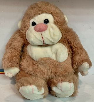 Vintage Applause 18” Stuffed Plush Monkey Ape Gorilla Orangutan 1981