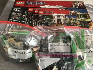 LEGO Harry Potter Diagon Alley 10217 - 100 Complete Set w Box,  Books,  Minifigs 2