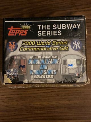2000 Topps Subway Series World Series Commemorative Set York Yankees