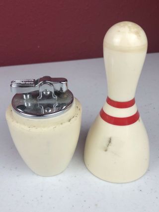 Vintage Prince Japan Bowling Pin Table Lighter 2