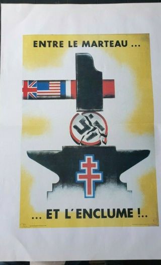 RÉimpression Vintage Affiche Seconde Guerre Mondiale Ww2 Propagande