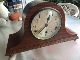 1920s Antique French Mantle Clock By Fontenoy Professionally Restored