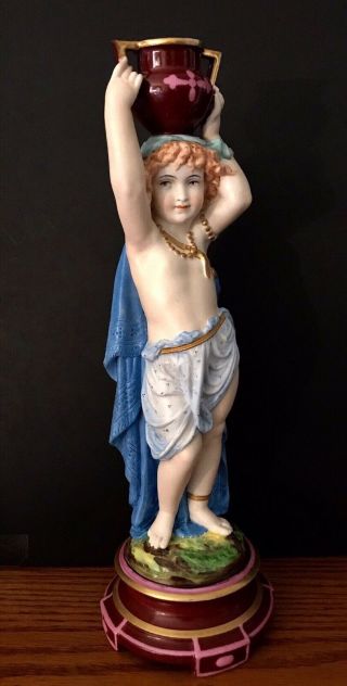 Antique French Limoges Porcelain/bisque Figurine Rare