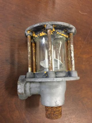 Antique Clock Face Gas Pump Part Visigauge Visigage Visi Gauge Oil Can Sign