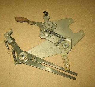 Vintage Victor Victrola Phonograph On Off Start Stop Switch Plate Stock Part A