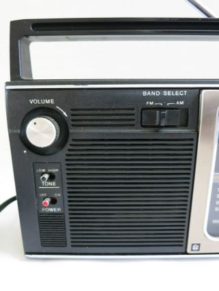 Vintage Sony AC / Battery AM/FM Radio ICF - 7270W, 2