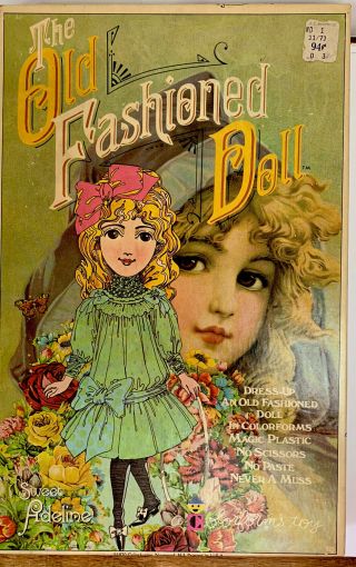 Colorforms Old Fashioned Doll Sweet Adeline Complete Vintage