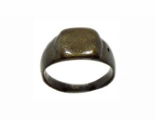 Roman Bronze Ring Pannonia Hungary Ad200 Large Handsome Heavy Size 12
