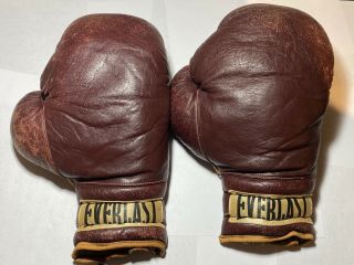 Everlast Vintage 2 Right Handed Leather Boxing Gloves