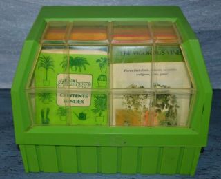 Vintage The Greenhouse Indoor Gardening Card Library Growing Planting Guides