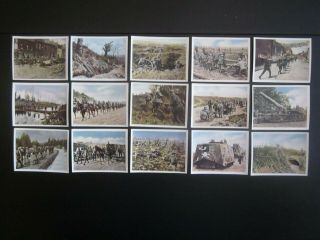 15 German Cigarette.  Cards Of World War 1,  Issued In 1937,  3/3