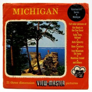 View - Master Mich - 1 - 2 - 3,  Michigan,  Vintage 1955,  S3 Package,  3 Reel Set