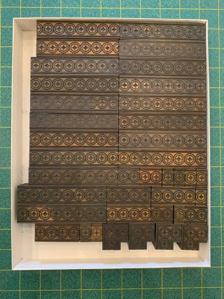 Antique William Page Letterpress Wood Type Border Vandercook Press 2