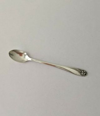 Vintage Silver Plate Infant Feeder Spoon.  1847 Rogers Bros Daffodil Pattern