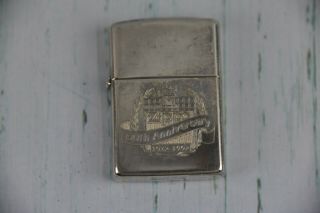 Zippo 60th Anniversary 1932 - 1992 Lighter Engraved On Back (bg5358)