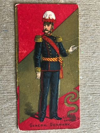 Kinney Bros.  Special Straight Cut Cigarettes – General,  Denmark - Card 1800 