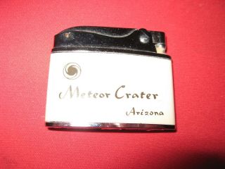 Vintage Brother - Lite,  Meteor Crater Arizona Cigarette Lighter - With Picture