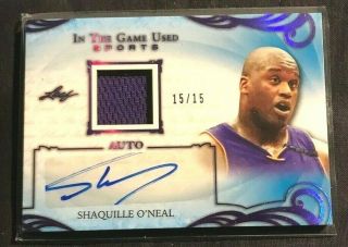 2019 - 20 Leaf In The Game - Shaquille O 