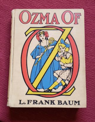 Antique Book 1907 Ozma Of Oz 1st Edition 4th State - L.  Frank Baum