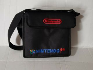 Nintendo 64 Limited Edition Carrying Case Vintage Messenger Style Bag