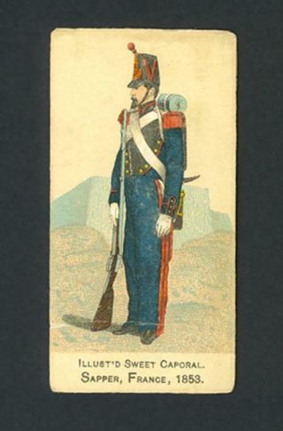 Sapper,  France,  1853 1888 N224 Kinney Bros.  Military Series - Vg,