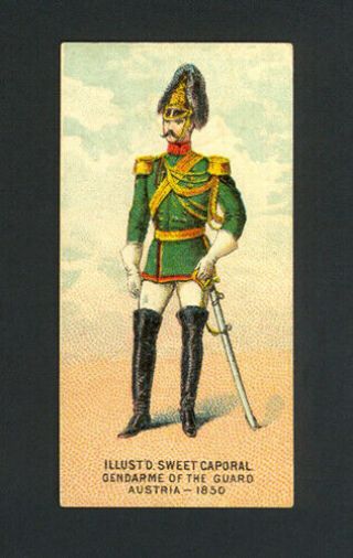 Gendarme Of The Guard Austria 1850 1888 N224 Kinney Military Series - Nm,