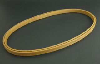 Vintage Duchess 12 " Oval Felt Lined Wood Embroidery Hoop 12 X 6 Inches Usa Made