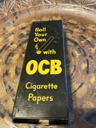 Antique Roll Your Own With Ocb Cigarette Papers Advertising Store Display Rack