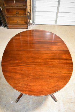 Vintage Mid Century Travis Court By Drexel Oval Dining Room Table 2
