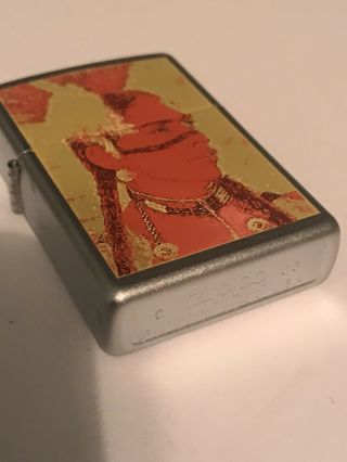 Indian Brave Art Zippo Lighter Unfired 05 Initialed 2