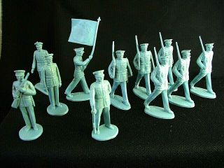Vintage Action Pose Us Marines Dress Parade Figures - 1950s Great Detailing