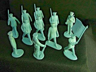 Vintage Action Pose US MARINES DRESS PARADE FIGURES - 1950s Great Detailing 2