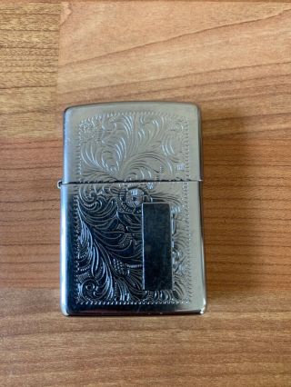 Zippo Wind Proof Lighter,  Silver With Space For Engraving