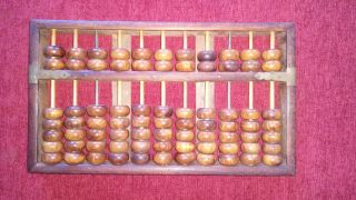 Lotus Flower Brand Chinese Abacus - 11 Rows 77 Beads Huanghuali