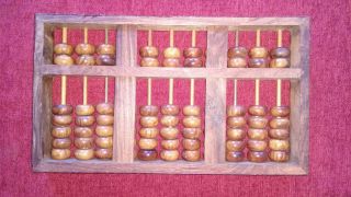 Lotus Flower Brand Chinese Abacus - 11 Rows 77 Beads Huanghuali 2