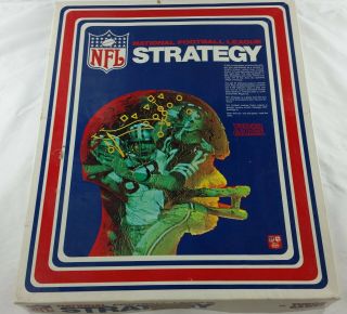 Vintage 1976 Nfl National Football League Strategy Model 100 Game From Tudor Gam